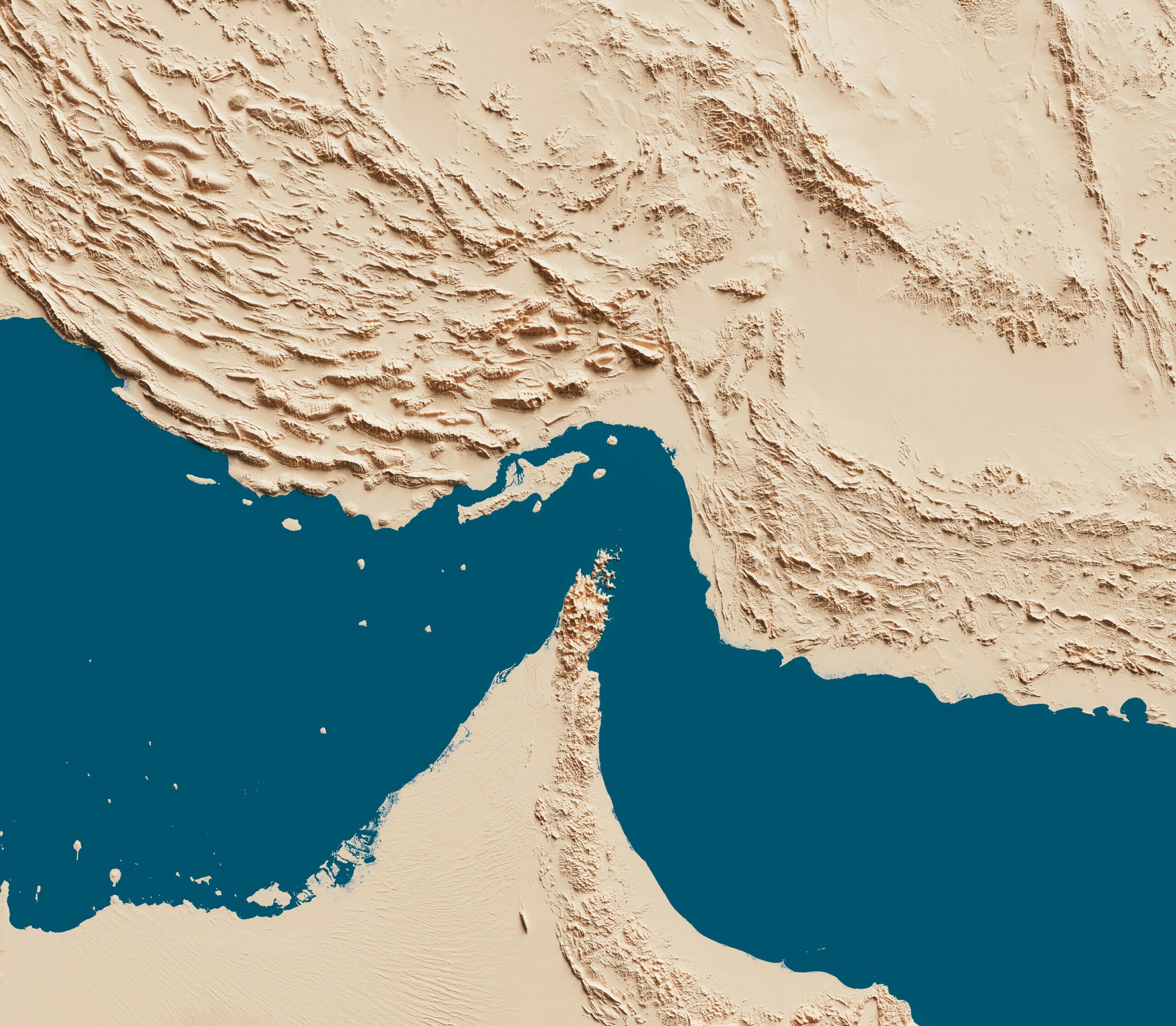 Image displaying the strait of hormuz